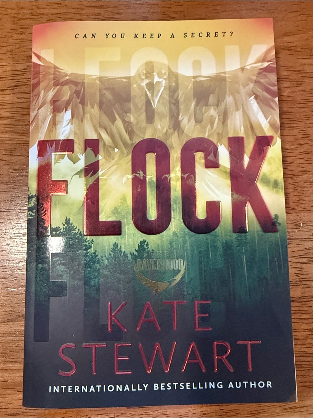 Flock by Kate Stewart – Yellow, Green, Burgundy Cover